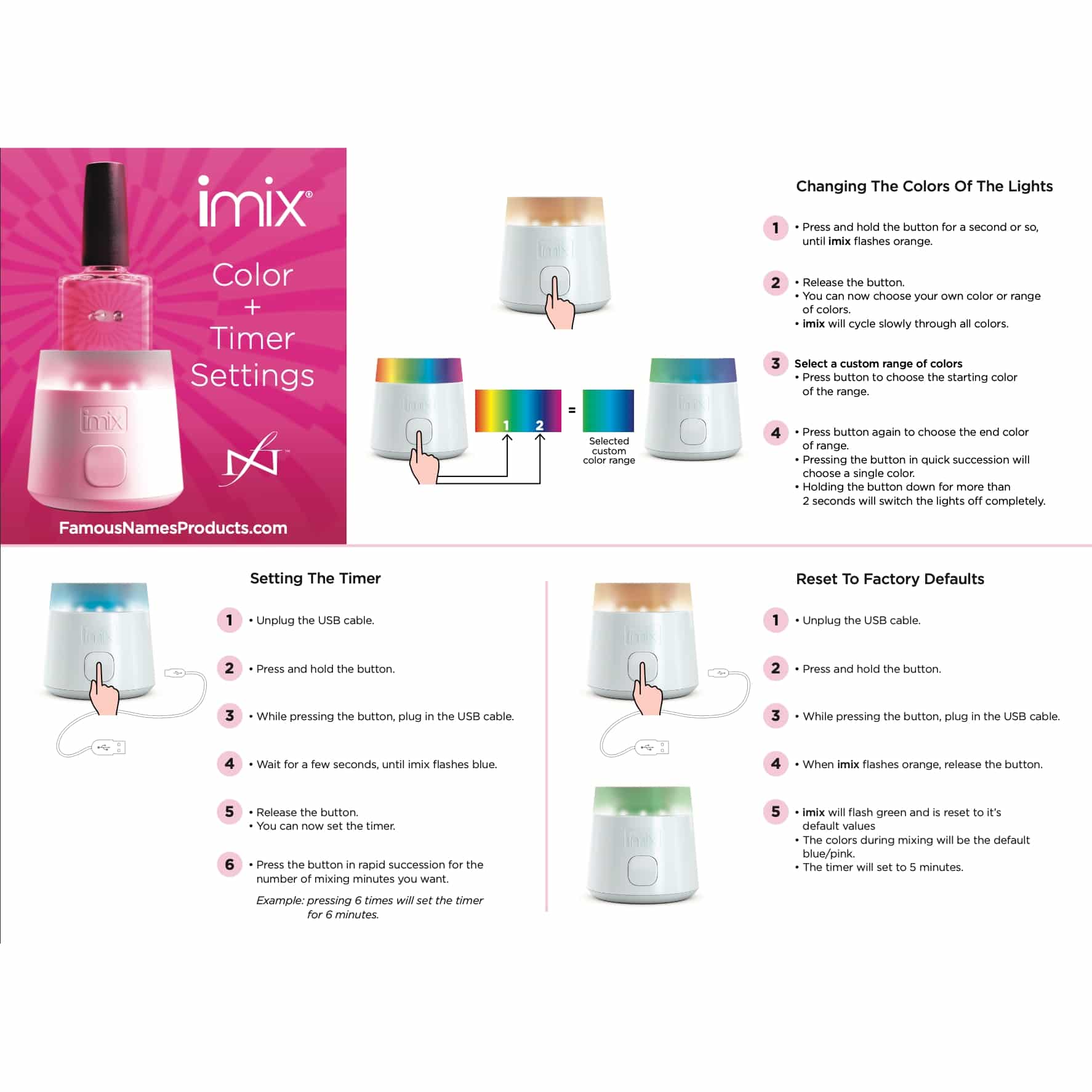 famous names imix gellak mixer
