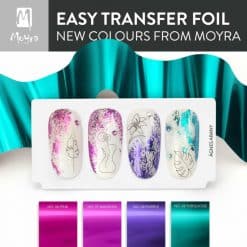 moyra nail art easy foil turqouise