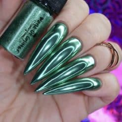 World Of Glitter Green Chrome Dust Eclipse Light