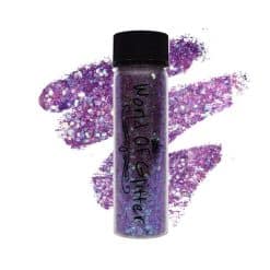 world of glitter marbella purple nail glitter